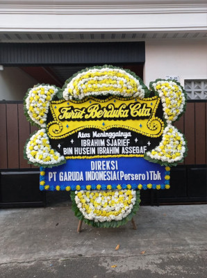 Papan Bunga Duka di Kemejing