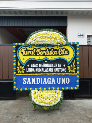 Papan Bunga Duka di Kemejing